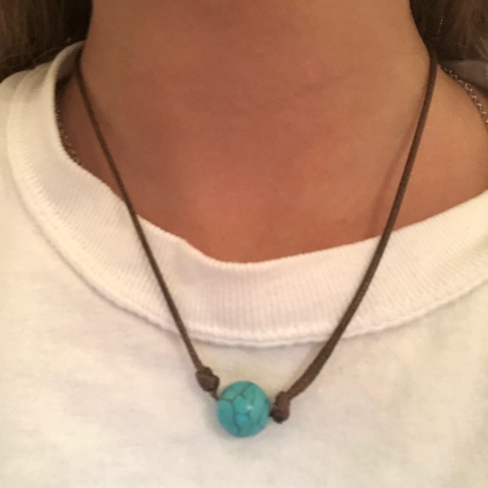 Blue Pearl Necklace